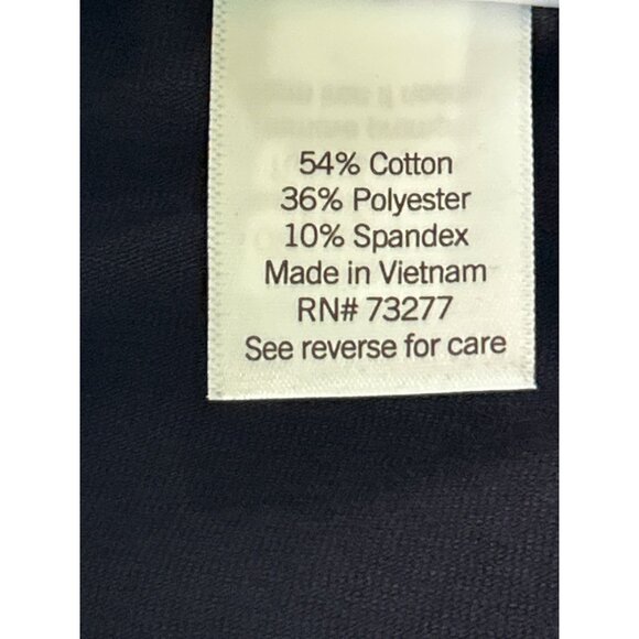 Croft & Barrow Navy Blue Skimmer Shorts S Mid Rise Straight Through Hip & Thigh - Picture 5 of 9